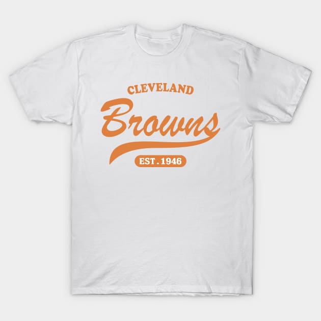 Cleveland Browns Classic Style T-Shirt by genzzz72